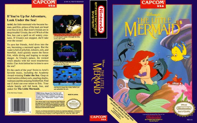 Little Mermaid - Nintendo NES | VideoGameX