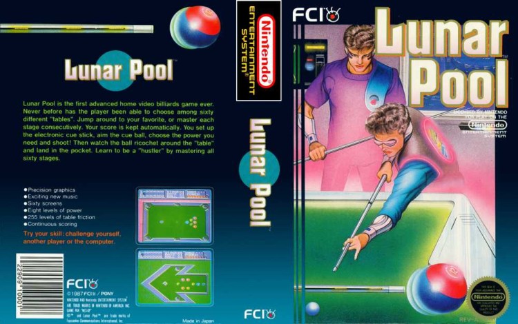 Lunar Pool - Nintendo NES | VideoGameX