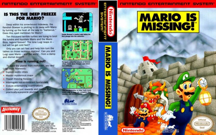 Mario is Missing! - Nintendo NES | VideoGameX