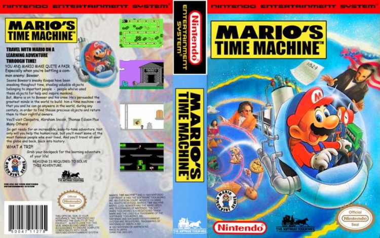 Mario's Time Machine - Nintendo NES | VideoGameX