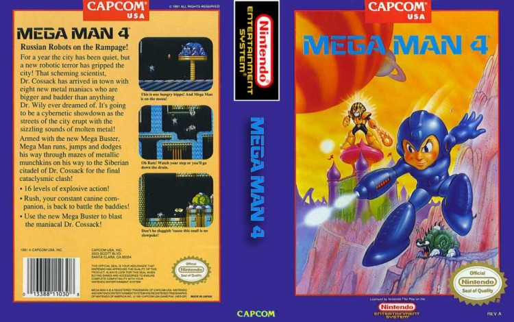 Mega Man 4 - Nintendo NES | VideoGameX