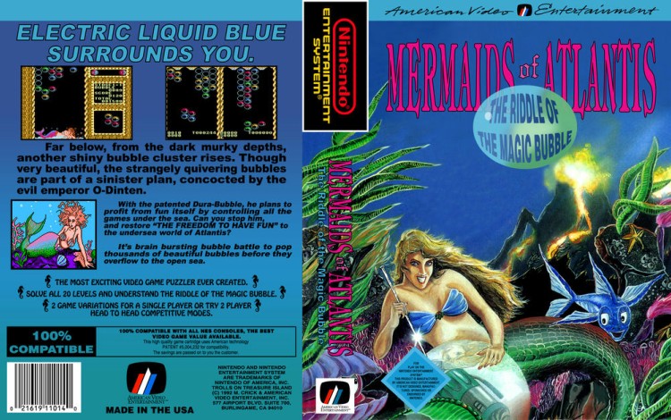 Mermaids of Atlantis - Nintendo NES | VideoGameX