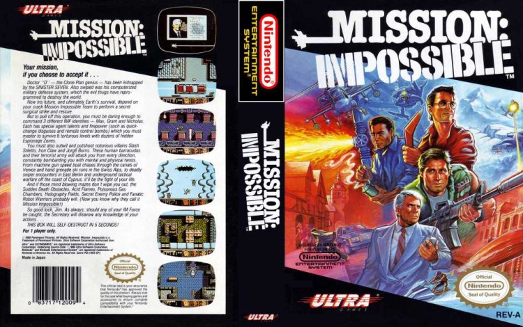 Mission: Impossible - Nintendo NES | VideoGameX