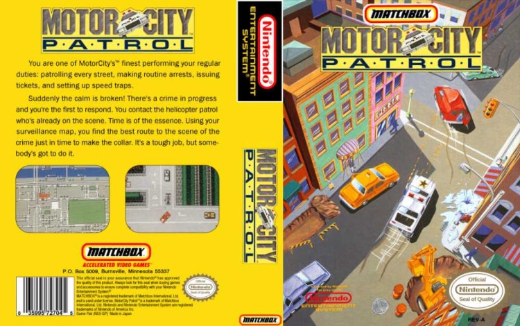 Motor City Patrol - Nintendo NES | VideoGameX