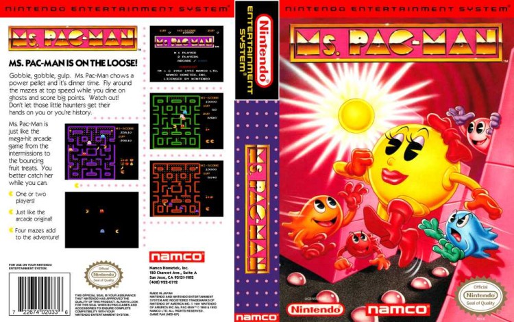 Ms. Pac-Man - Nintendo NES | VideoGameX