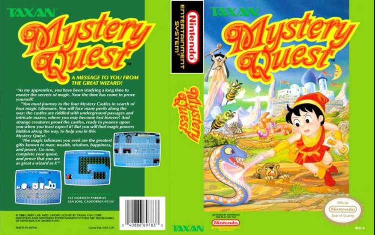 Mystery Quest - Nintendo NES | VideoGameX