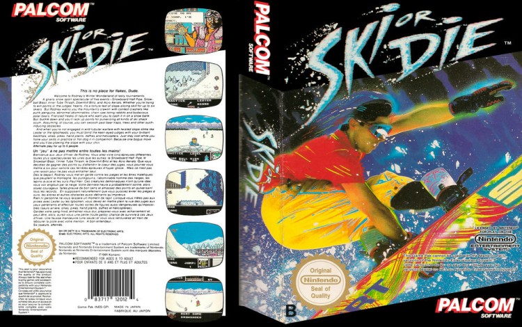 Ski or Die - Nintendo NES | VideoGameX