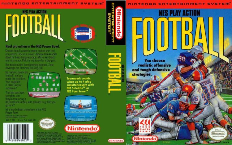 NES Play Action Football - Nintendo NES | VideoGameX