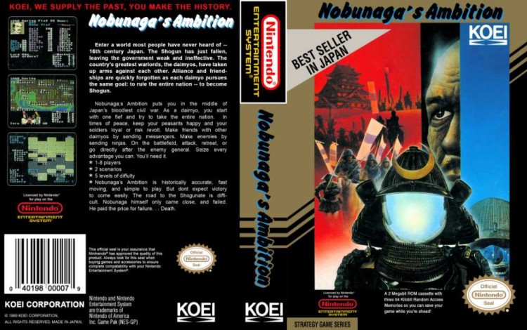 Nobunaga's Ambition - Nintendo NES | VideoGameX