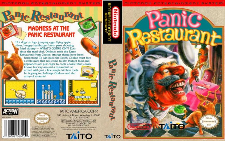 Panic Restaurant - Nintendo NES | VideoGameX