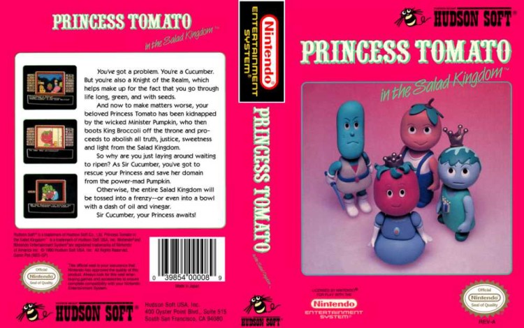 Princess Tomato in the Salad Kingdom - Nintendo NES | VideoGameX