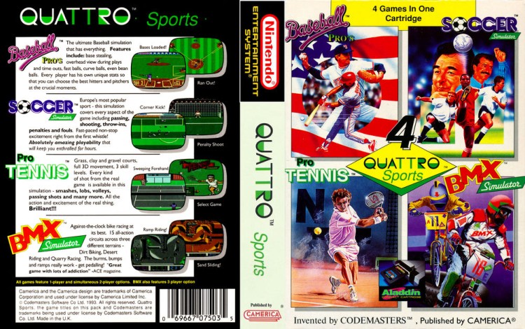 Quattro Sports - Nintendo NES | VideoGameX