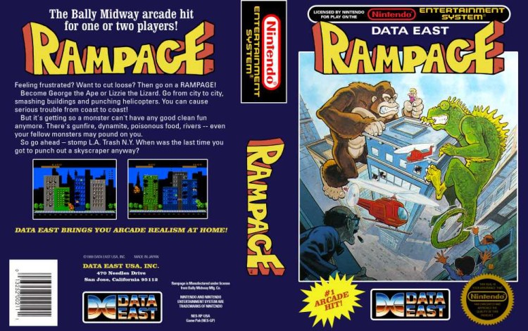 Rampage - Nintendo NES | VideoGameX