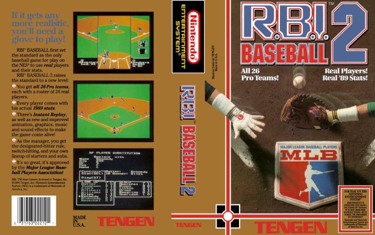 R.B.I. Baseball 2 - Nintendo NES | VideoGameX