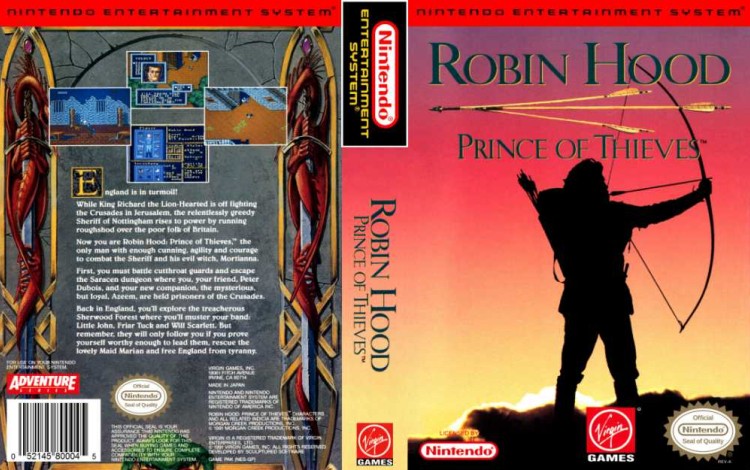 Robin Hood: Prince of Thieves - Nintendo NES | VideoGameX