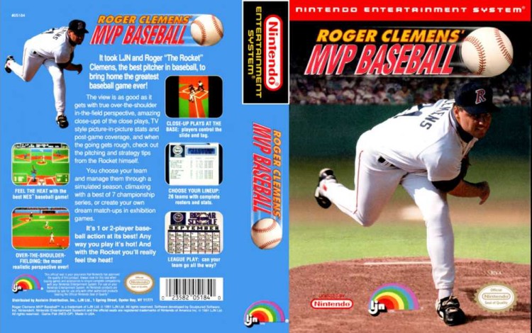 Roger Clemens' MVP Baseball - Nintendo NES | VideoGameX