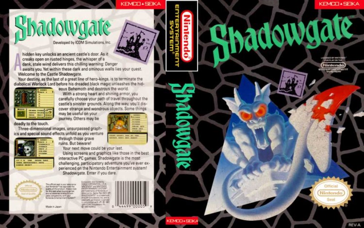 Shadowgate - Nintendo NES | VideoGameX