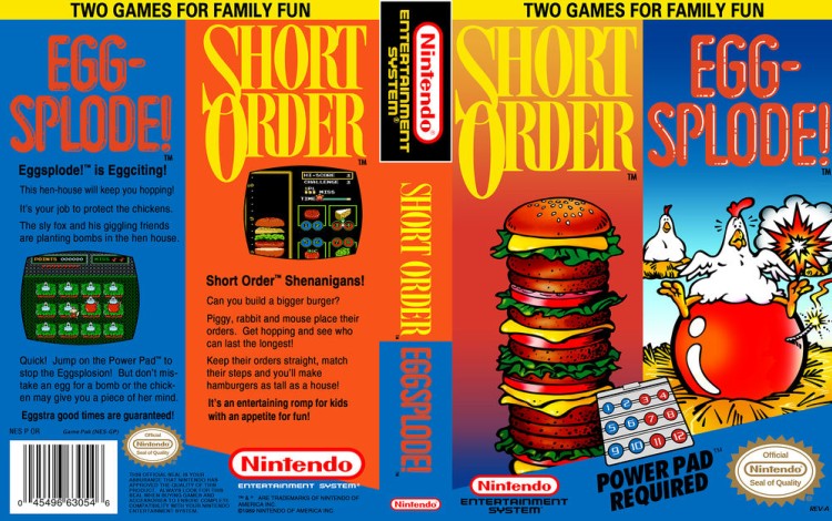 Short Order/Egg-Splode! - Nintendo NES | VideoGameX