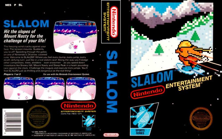 Slalom - Nintendo NES | VideoGameX