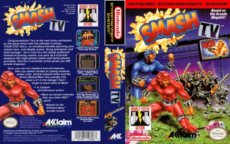 Smash TV - Nintendo NES | VideoGameX