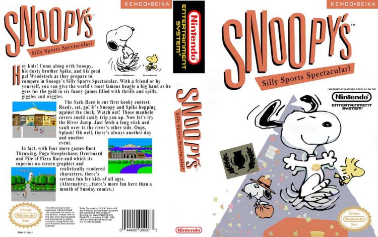 Snoopy's Silly Sports Spectacular - Nintendo NES | VideoGameX