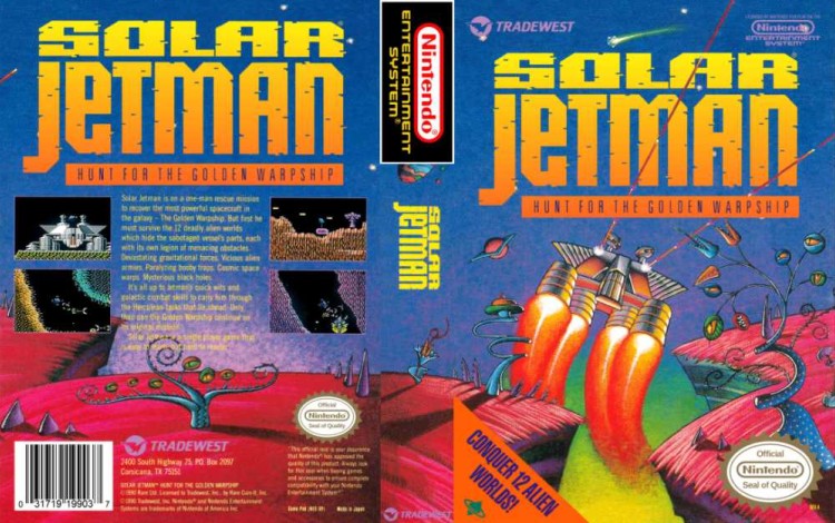 Solar Jetman: Hunt for the Golden Warpship - Nintendo NES | VideoGameX