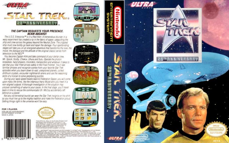 Star Trek: 25th Anniversary - Nintendo NES | VideoGameX