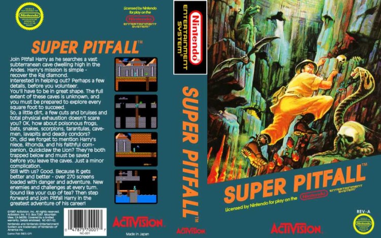 Super Pitfall - Nintendo NES | VideoGameX