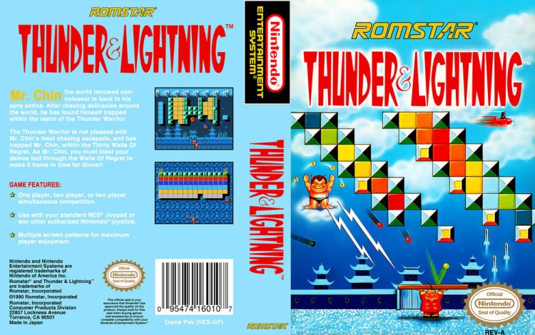 Thunder & Lightning - Nintendo NES | VideoGameX