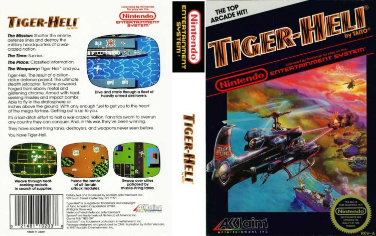 Tiger-Heli - Nintendo NES | VideoGameX