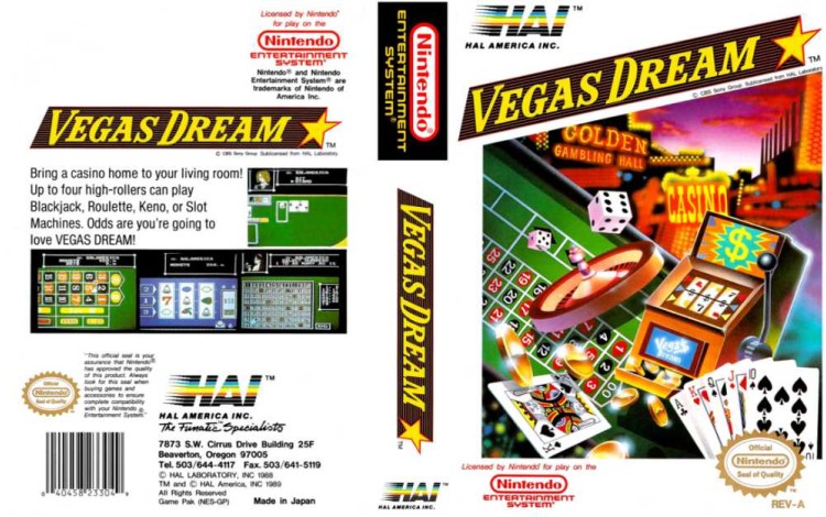 Vegas Dream - Nintendo NES | VideoGameX