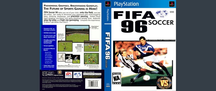 FIFA '96 Soccer - PlayStation | VideoGameX