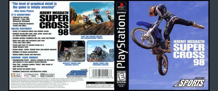 Jeremy McGrath Supercross 98 - PlayStation | VideoGameX