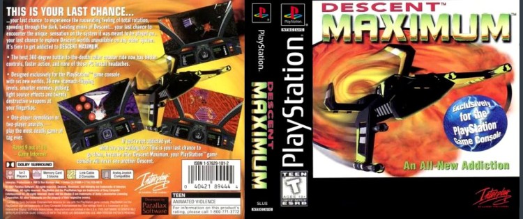 Descent Maximum - PlayStation | VideoGameX