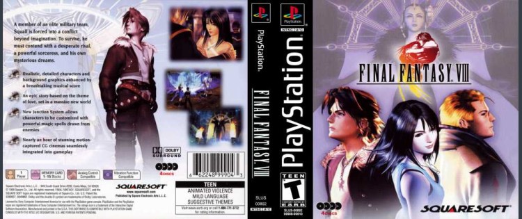 Final Fantasy VIII - PlayStation | VideoGameX