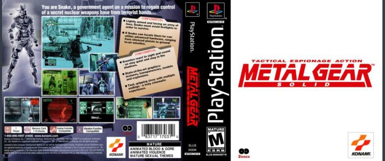 Metal Gear Solid - PlayStation | VideoGameX