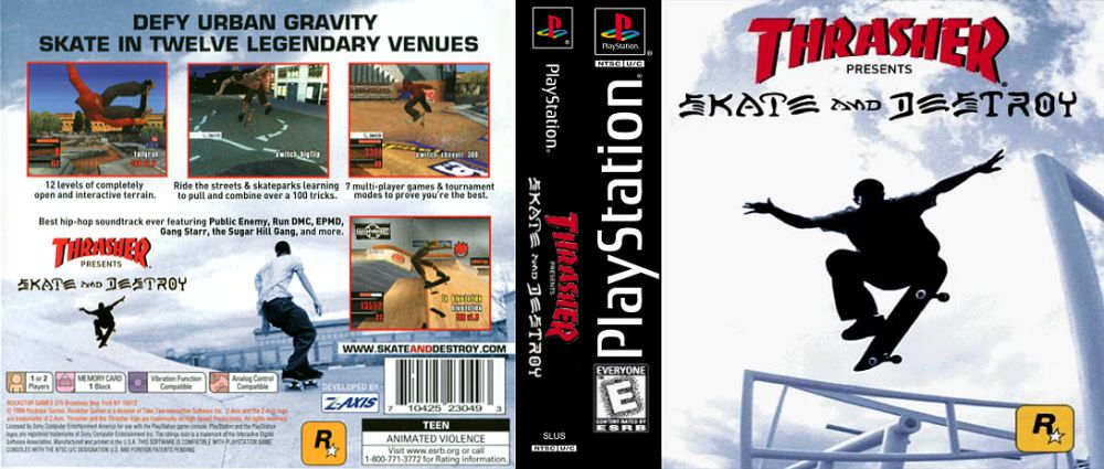 Thrasher: Skate and Destroy – PlayStation