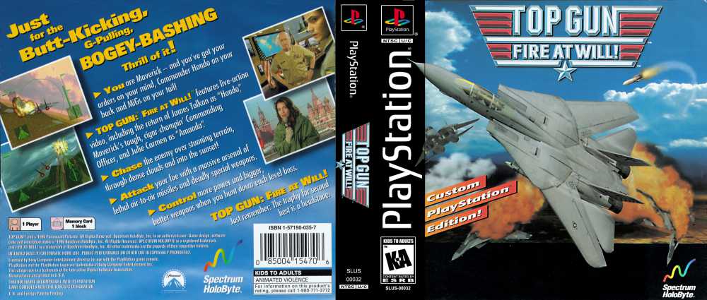 Top Gun: Fire Will - PlayStation | VideoGameX