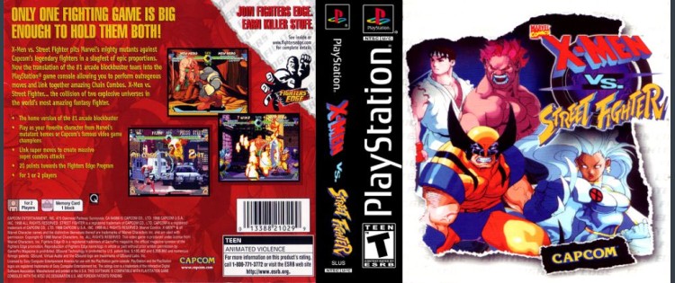 X-Men vs. Street Fighter - PlayStation | VideoGameX