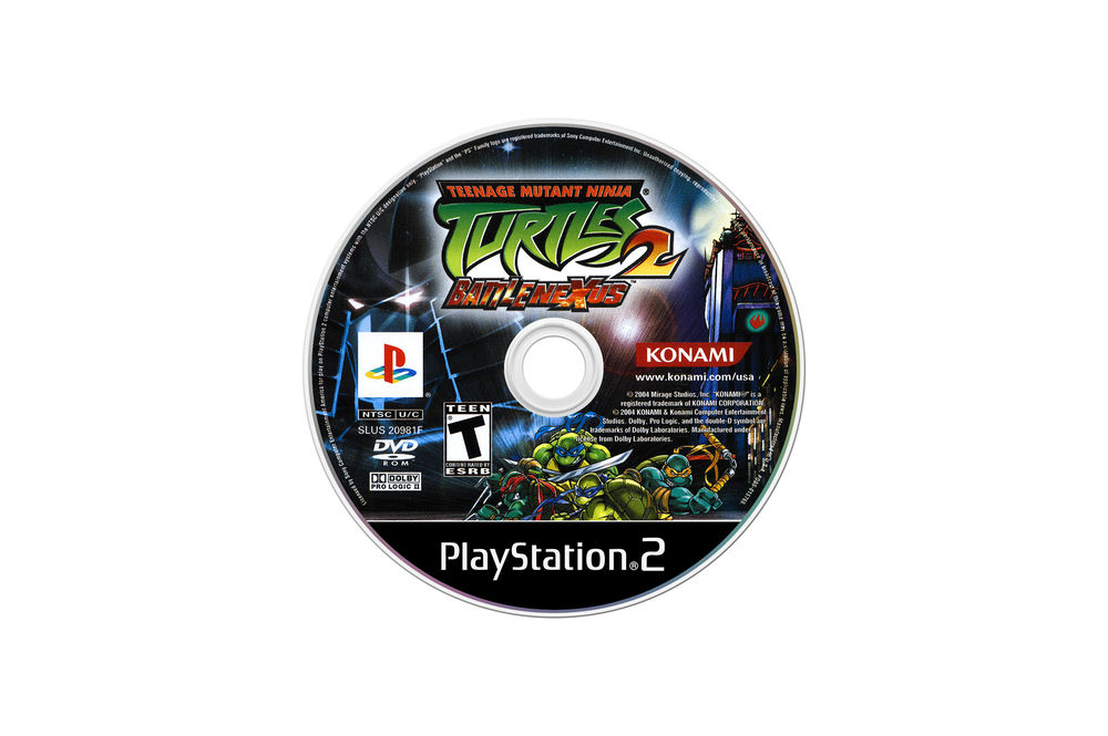 PS2 CD GAMES (Teenage Mutant Ninja Turtles 2: Battle Nexus)