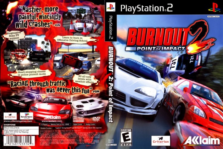 Burnout 2: Point of Impact - PlayStation 2 | VideoGameX