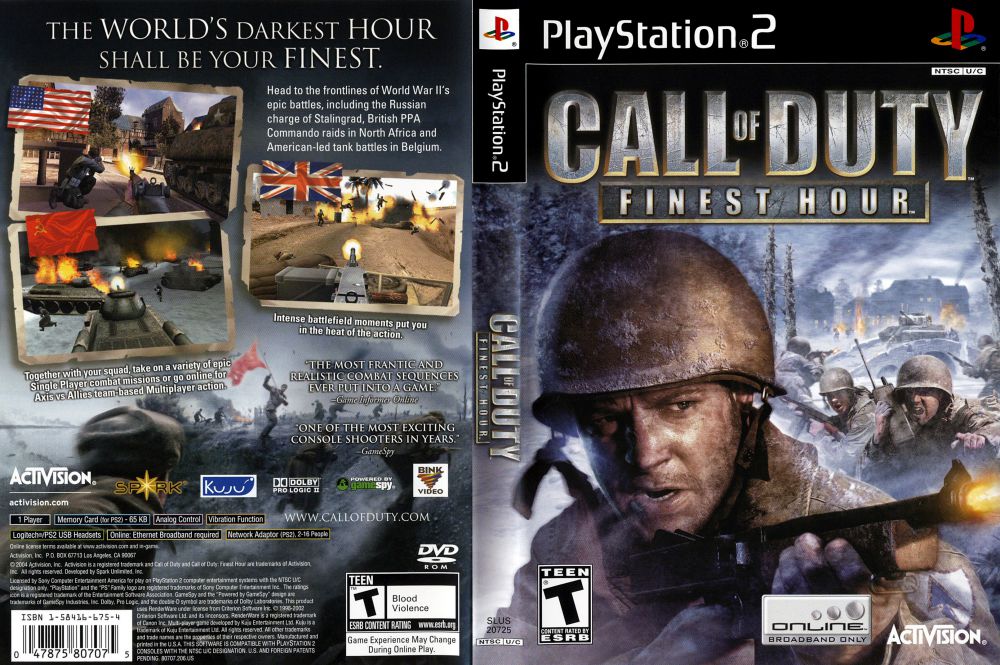 call of duty finest hour