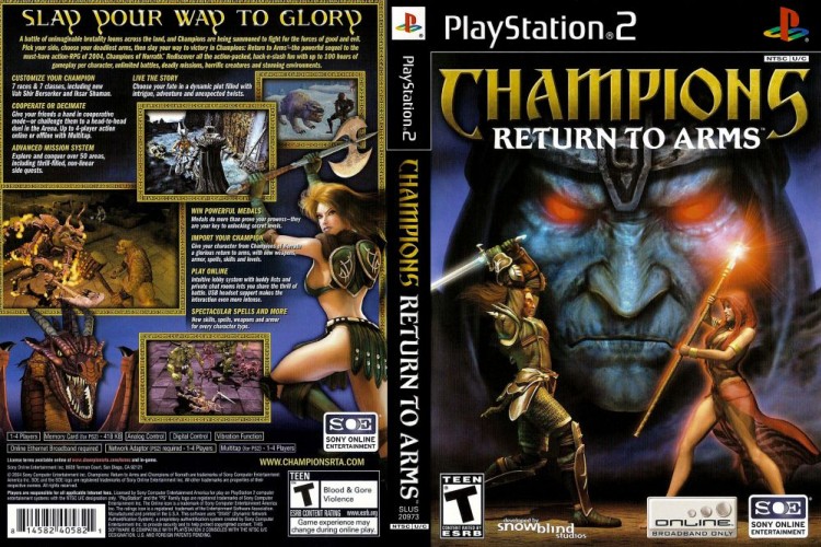 Champions: Return to Arms - PlayStation 2 | VideoGameX