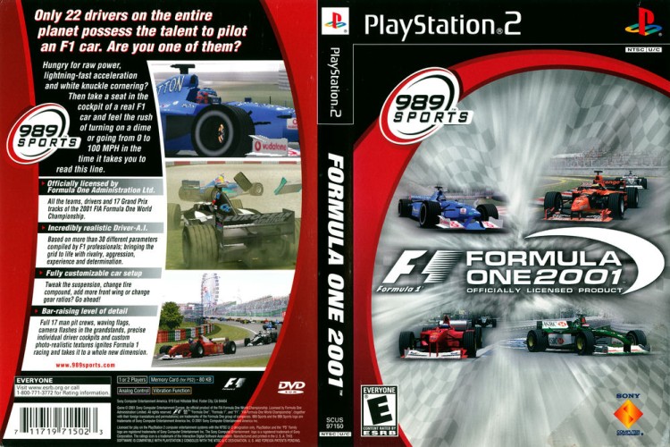 Formula One 2001 - PlayStation 2 | VideoGameX