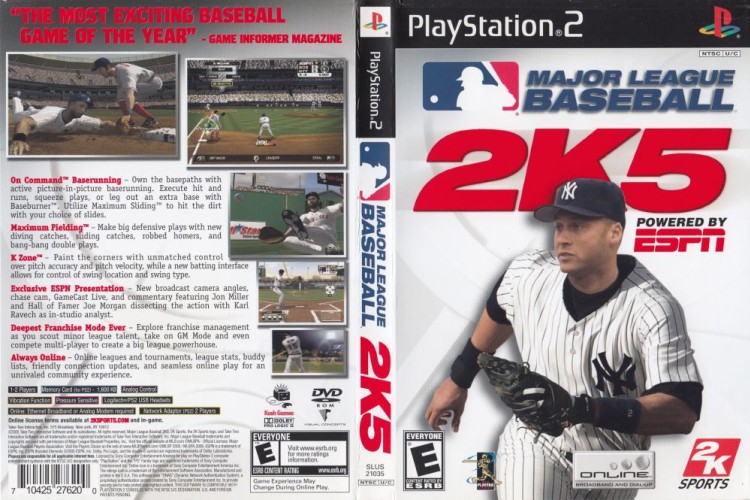 Major League Baseball 2K5 - PlayStation 2 | VideoGameX