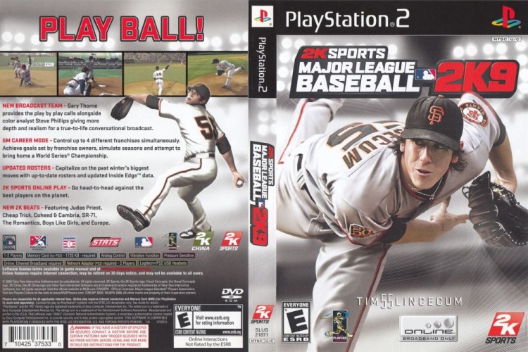 Major League Baseball 2K9 - PlayStation 2 | VideoGameX