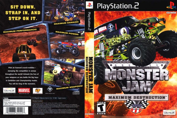 Monster Jam Maximum Destruction - PlayStation 2 | VideoGameX