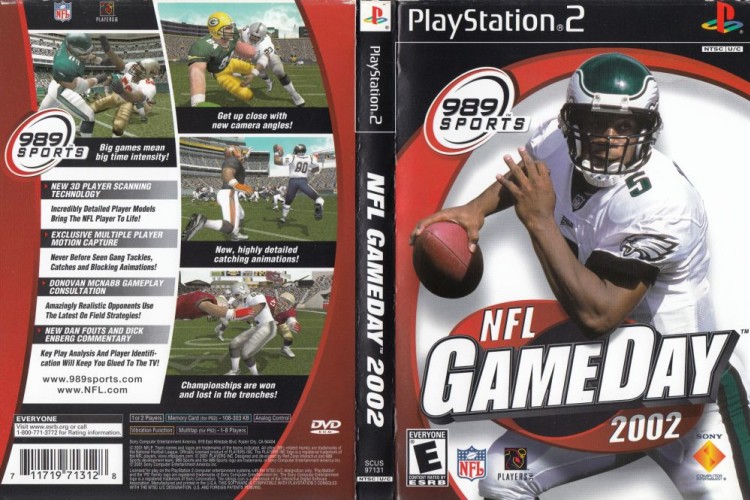 NFL GameDay 2002 - PlayStation 2 | VideoGameX