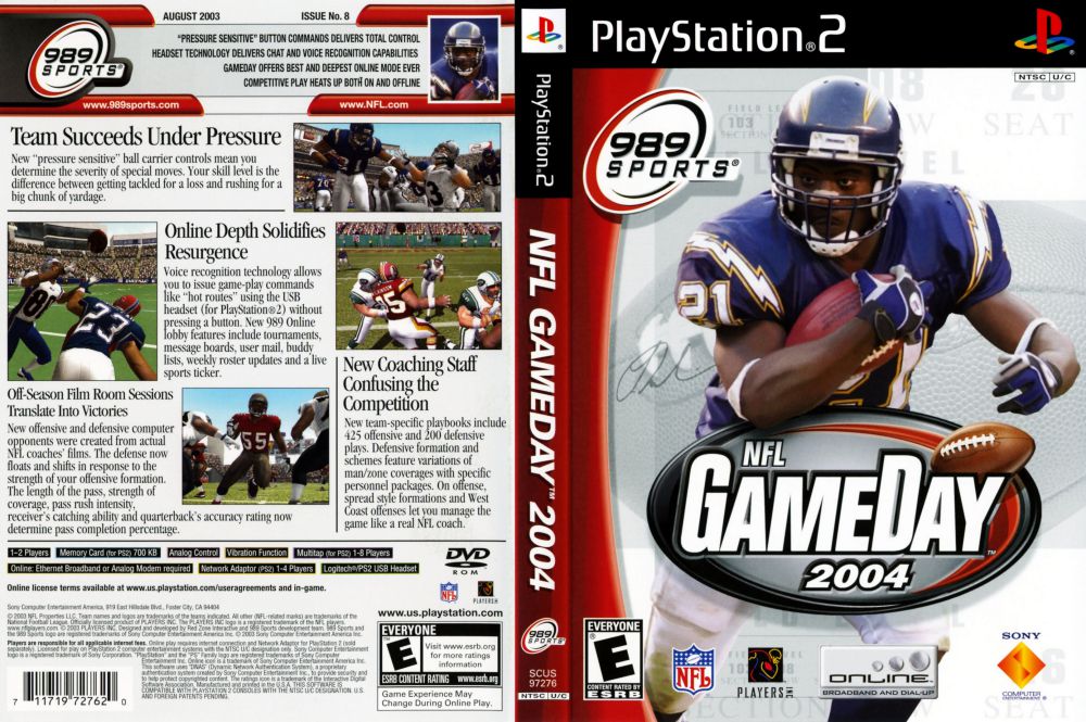 NFL GameDay 2003 PS1  Retro Games Video Game Store