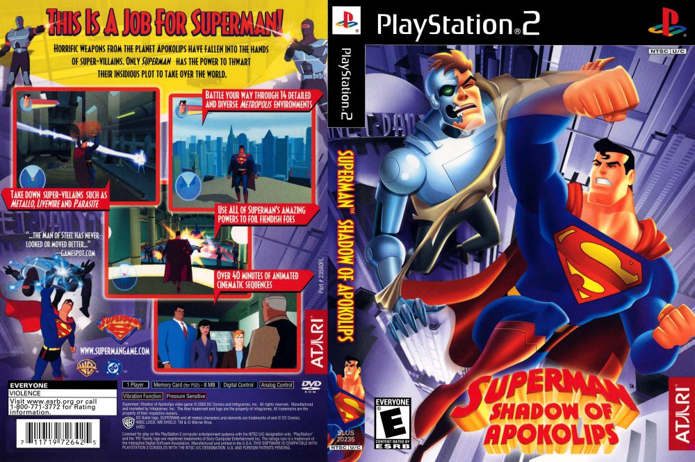 Superman deals playstation 2